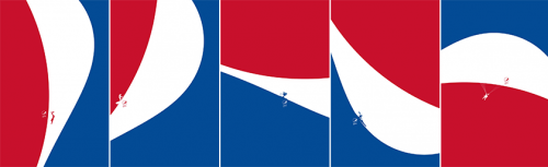 品牌LOGO玩出來了新花樣，百事可樂LOGO賦予新的意義很多品